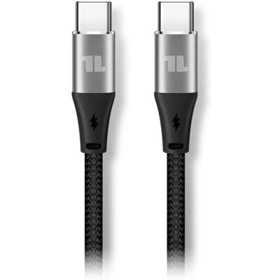 1Life - USB-C 60W 2M - Noir - Cable - Publicité 1Life - USB-C 60W 2M - Noir - Cable - Publicité