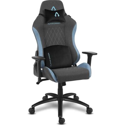 ALPHA - Gamer Gaia - Cinza escuro/Azul - Cadeira de jogos ALPHA - Gamer Gaia - Cinza escuro/Azul - Cadeira de jogos