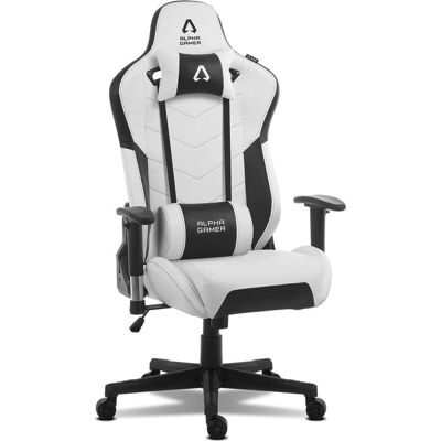Alpha Gamer - Zeta - Preto - Branco - Gaming chair Alpha Gamer - Zeta - Preto - Branco - Gaming chair