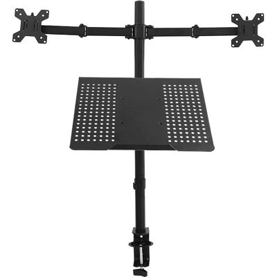 Soporte doble para monitores 1Life DM1327P17 - 68.6cm (27") Escritorio Negro Soporte doble para monitores 1Life DM1327P17 - 68.6cm (27") Escritorio Negro