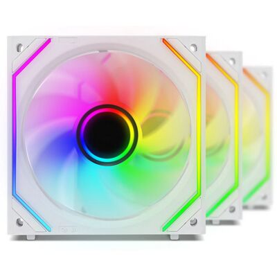 Zolyd - Verta - 120mm - Branco - Case fan Zolyd - Verta - 120mm - Branco - Case fan
