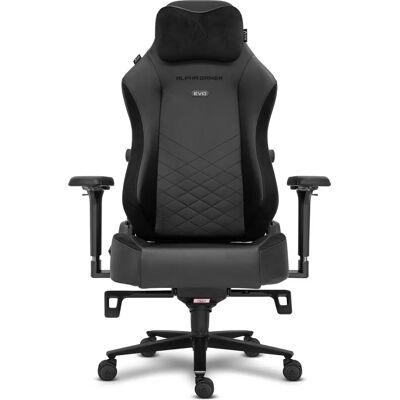 Chaise de Gaming Alpha Gamer Alegra EVO - Noir - Support lombaire réglable et dossier inclinable - Publicité Chaise de Gaming Alpha Gamer Alegra EVO - Noir - Support lombaire réglable et dossier inclinable - Publicité