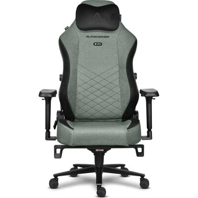 Alpha Gamer - Alegra Evo - Sage Green - Tissu - Gaming Chair - Publicité Alpha Gamer - Alegra Evo - Sage Green - Tissu - Gaming Chair - Publicité