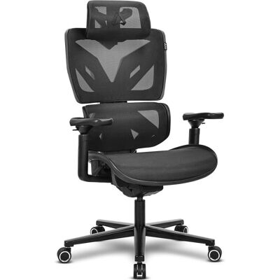 Silla de Oficina Alpha Gamer Wave - Ergonómica, Ajustable, Respaldo de Malla Silla de Oficina Alpha Gamer Wave - Ergonómica, Ajustable, Respaldo de Malla