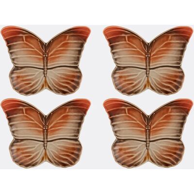 Bordallo Pinheiro - Cloudy Butterflies - Pink - Piatto Bordallo Pinheiro - Cloudy Butterflies - Pink - Piatto