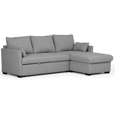 Canapé Méridienne Réversible Gris BUDWING Orlando - Sofa Bed - Publicité Canapé Méridienne Réversible Gris BUDWING Orlando - Sofa Bed - Publicité