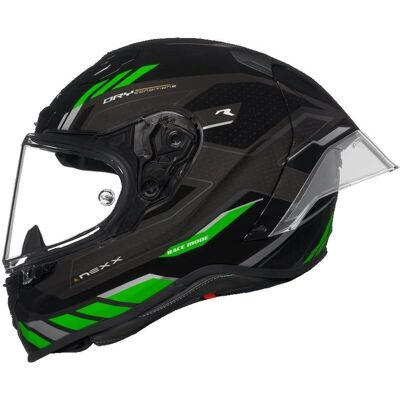 Casco Nexx X.R3R Precision Unisex Negro / Verde Talla: 2XL Casco Nexx X.R3R Precision Unisex Negro / Verde Talla: 2XL