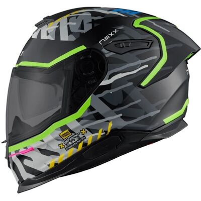 Casco Integral Nexx Y.100R Urbangram negro - Seguridad y Tecnología Casco Integral Nexx Y.100R Urbangram negro - Seguridad y Tecnología