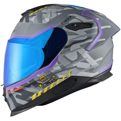 Casque NEXX Y.100R Urbangram - Absorption des chocs, Visière solaire, ECE - Publicité Casque NEXX Y.100R Urbangram - Absorption des chocs, Visière solaire, ECE - Publicité