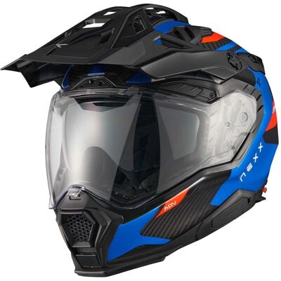 Casque de motocross Nexx X.WED 3 Keyo Carbon 22-06 - Noir Rouge Bleu - XL - Publicité Casque de motocross Nexx X.WED 3 Keyo Carbon 22-06 - Noir Rouge Bleu - XL - Publicité