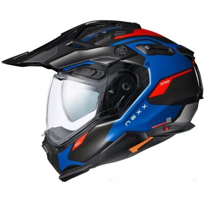 Casque de motocross Nexx Keyo Carbon 22-06 Noir Rouge Bleu XS - Publicité Casque de motocross Nexx Keyo Carbon 22-06 Noir Rouge Bleu XS - Publicité