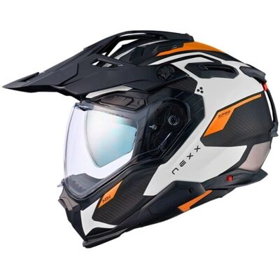 Nexx X.WED 3 Keyo Carbon 22-06 Motocross Helm - Schwarz Weiss Orange - M - unisex Nexx X.WED 3 Keyo Carbon 22-06 Motocross Helm - Schwarz Weiss Orange - M - unisex