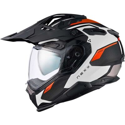Casco da motocross Nexx X.Wed 3 Keyo Carbon - Nero-Bianco-Arancione - XL Casco da motocross Nexx X.Wed 3 Keyo Carbon - Nero-Bianco-Arancione - XL