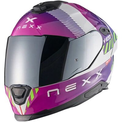 NEXX Y.100R Fade Lila-weiß Motorradhelm - Helm NEXX Y.100R Fade Lila-weiß Motorradhelm - Helm