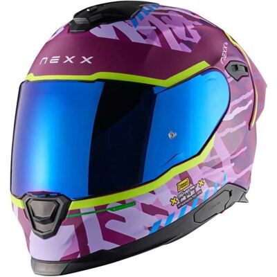 NEXX - Y.100R Urbangram - Aubergine Matt - L - Helmet NEXX - Y.100R Urbangram - Aubergine Matt - L - Helmet