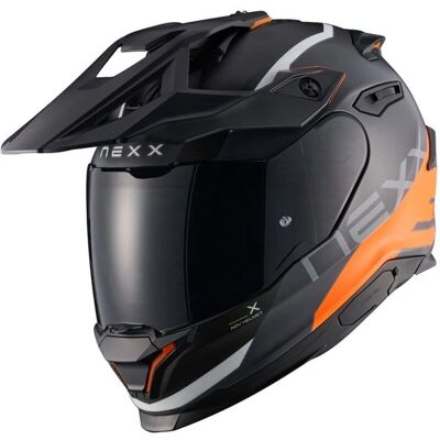 Nexx Y.Travl Quest Endurohelm - Matt Schwarz/Orange, S Nexx Y.Travl Quest Endurohelm - Matt Schwarz/Orange, S