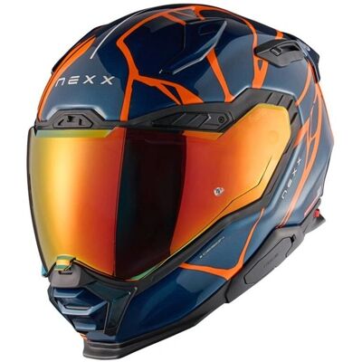 Casque NEXX X.WST3 Bleu Teal / Orange - Casque - Publicité Casque NEXX X.WST3 Bleu Teal / Orange - Casque - Publicité
