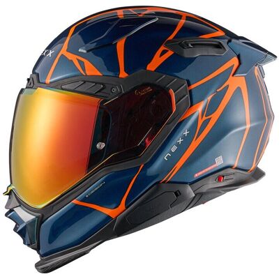 Casque Nexx X.WST3 Blanc Bleu Teal Orange - Casque Moto - Publicité Casque Nexx X.WST3 Blanc Bleu Teal Orange - Casque Moto - Publicité