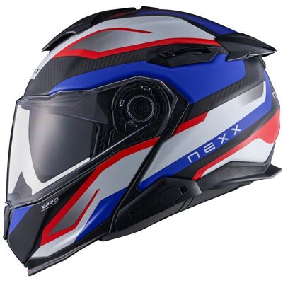 Casque Nexx X.Lifetour Pro Mile Bleu-Rouge - Casque moto - Publicité Casque Nexx X.Lifetour Pro Mile Bleu-Rouge - Casque moto - Publicité