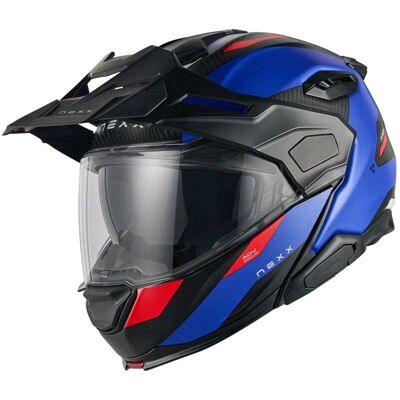 Casque Nexx X.Lifecountry Terra Bleu-Rouge - Casque moto - Publicité Casque Nexx X.Lifecountry Terra Bleu-Rouge - Casque moto - Publicité