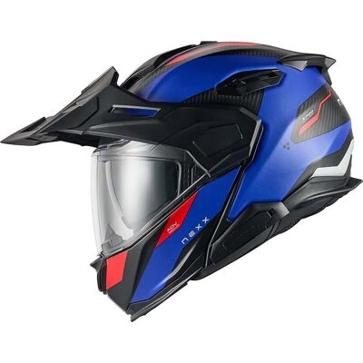 NEXX X.Lifecountry Terra Bleu-Rouge - Casque - Publicité NEXX X.Lifecountry Terra Bleu-Rouge - Casque - Publicité