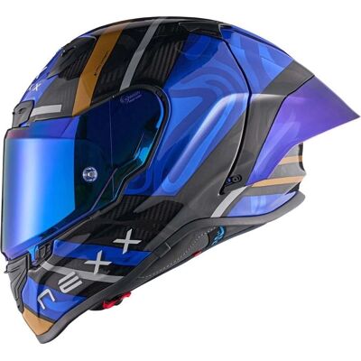Casque Intégral Nexx X.R3R Swirl Bleu Ciel - Carbon - Publicité Casque Intégral Nexx X.R3R Swirl Bleu Ciel - Carbon - Publicité
