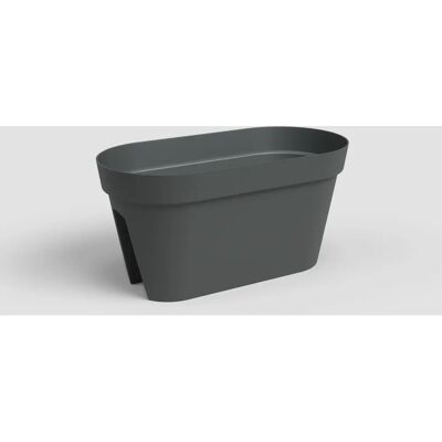 Pot de balcon Artevasi - 30x60x30cm - Anthracite - Publicité Pot de balcon Artevasi - 30x60x30cm - Anthracite - Publicité