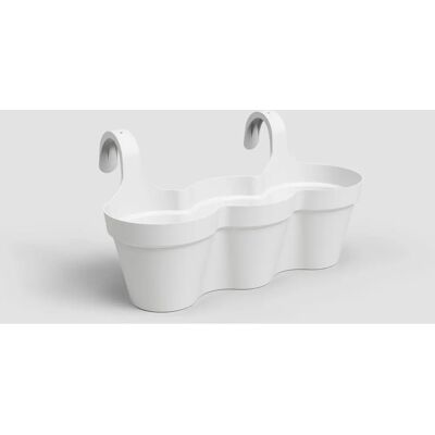 Artevasi Capri Balkonplant Pot - Wit 30,5x54x28 cm 11 L Artevasi Capri Balkonplant Pot - Wit 30,5x54x28 cm 11 L