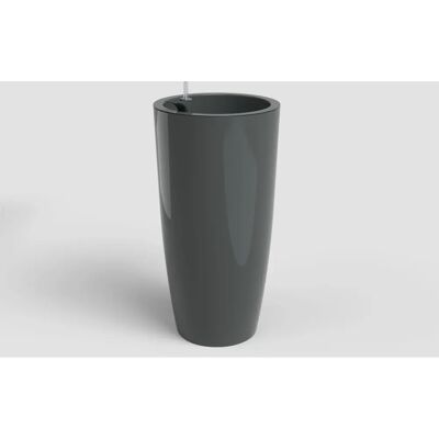 Pot Santorini auto-arrosage de Artevasi - 65cm, Anthracite - Pot de plante - Publicité Pot Santorini auto-arrosage de Artevasi - 65cm, Anthracite - Pot de plante - Publicité