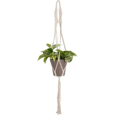 Witte macramé muurhanger - Muurtype Witte macramé muurhanger - Muurtype