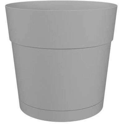Maceta circular de plástico gris claro Artevasi - 35 cm Maceta circular de plástico gris claro Artevasi - 35 cm