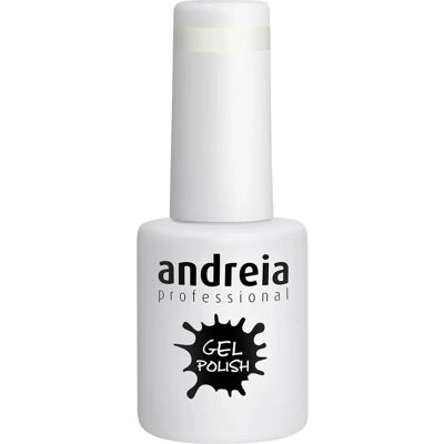 Vernis Gel Semi-Permanent Blanc Perle Andreia - Ongles - Publicité Vernis Gel Semi-Permanent Blanc Perle Andreia - Ongles - Publicité