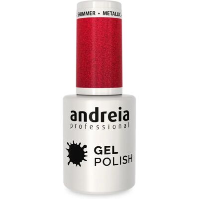 Andreia 256 Metallic Red Gel Polish - Nail Polish Semi-permanent Andreia 256 Metallic Red Gel Polish - Nail Polish Semi-permanent