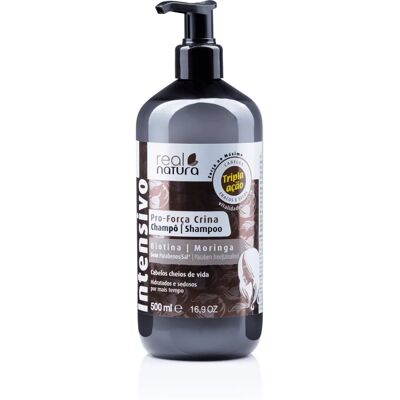 Real Natura Shampoo Pro Fuerza Crina - Force & Brillance - Publicité Real Natura Shampoo Pro Fuerza Crina - Force & Brillance - Publicité