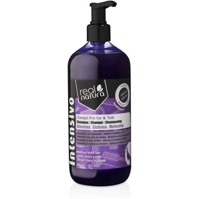 Real Natura pH 6,5 Shampoo für graues Haar - Farbneutralisator Real Natura pH 6,5 Shampoo für graues Haar - Farbneutralisator