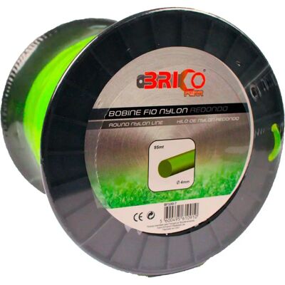 Bricoferr BF100-7 Filo trimmer rotondo - 4 mm x 95 M Bricoferr BF100-7 Filo trimmer rotondo - 4 mm x 95 M