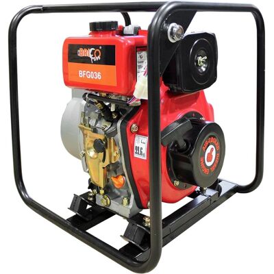 Bricoferr Bomba de Agua Diésel - 211 cc, Entrada/Salida 2" - Max 23m Bricoferr Bomba de Agua Diésel - 211 cc, Entrada/Salida 2" - Max 23m