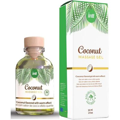 Gel di massaggio vegano al gusto di cocco - Corpo & Zone intime - 30ml Gel di massaggio vegano al gusto di cocco - Corpo & Zone intime - 30ml
