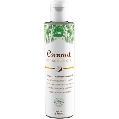 Vegan kokosový masážní olej INTT - Uvolňující & Smyslný - 150ml Vegan kokosový masážní olej INTT - Uvolňující & Smyslný - 150ml