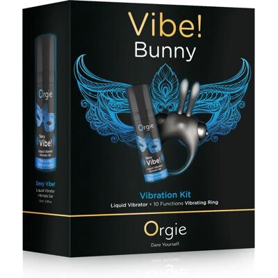 Orgie Vibe! Bunny - Kit de Vibrateurs pour Adultes - 10 Modes de Vibration Orgie Vibe! Bunny - Kit de Vibrateurs pour Adultes - 10 Modes de Vibration