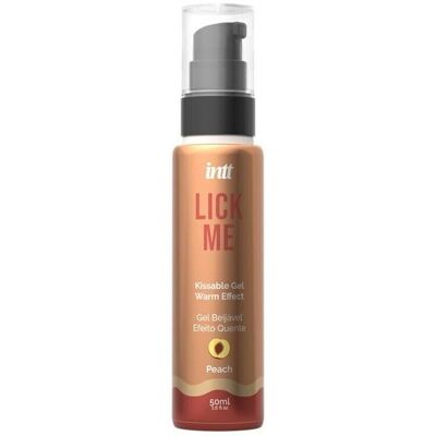Gel comestible INTT Lick Me PEACH Effet Chauffant - Plaisir Intime Gel comestible INTT Lick Me PEACH Effet Chauffant - Plaisir Intime