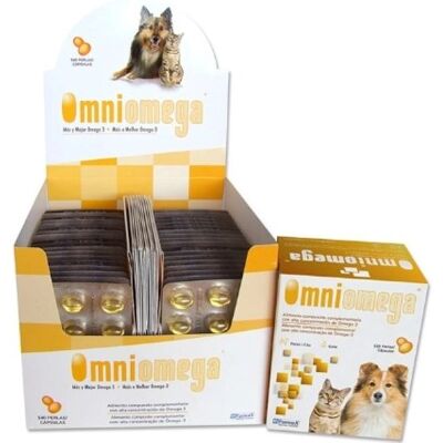 Hifarmax Omniomega - Suplementos para cães e gatos - 540 cápsulas Hifarmax Omniomega - Suplementos para cães e gatos - 540 cápsulas