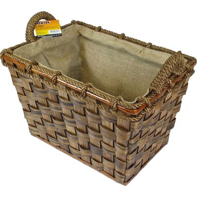 Orework - Cesto de leña rectangular - 49x33x36 cm Orework - Cesto de leña rectangular - 49x33x36 cm