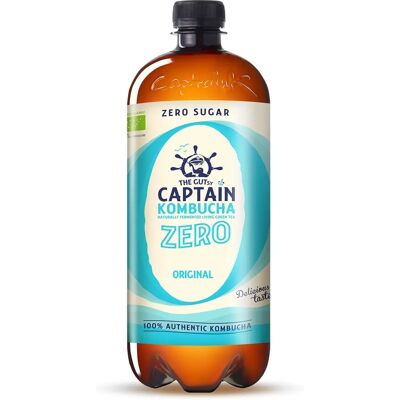Captain Kombucha Té Kombucha Bio-Zero Original 1L Captain Kombucha Té Kombucha Bio-Zero Original 1L