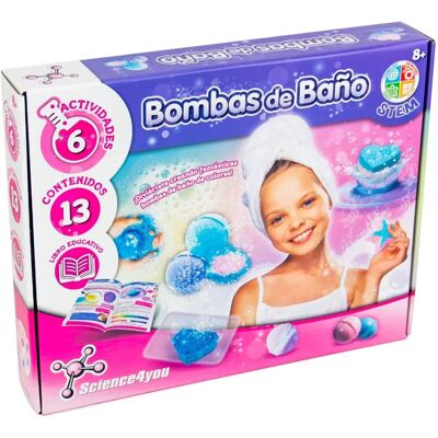 Science4you - Bombes de bain DIY pour enfants - Multicolores - 5600983608634 Science4you - Bombes de bain DIY pour enfants - Multicolores - 5600983608634