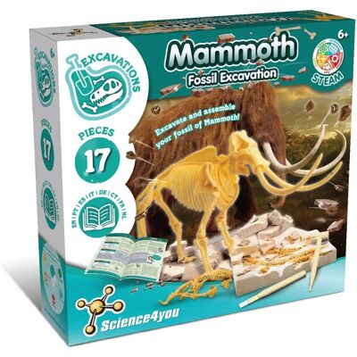 SCIENCE4YOU Mammut fossziláska - Oktató játék SCIENCE4YOU Mammut fossziláska - Oktató játék