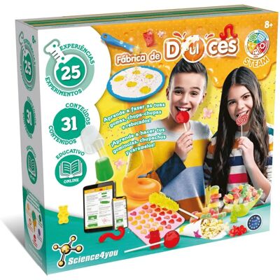 SCIENCE4YOU Fábrica de Dulces Kit de Cocina - Kit de Ciencia de Cocina SCIENCE4YOU Fábrica de Dulces Kit de Cocina - Kit de Ciencia de Cocina