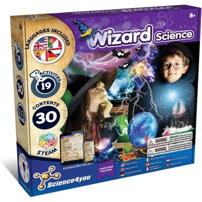 Science4you Wizard Science - Magic Set for Kids 8+ - 19 Activities Science4you Wizard Science - Magic Set for Kids 8+ - 19 Activities