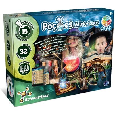 Kit de Pociones Mágicas Science4you - Experimentos de Ciencia y Magia para Niños Kit de Pociones Mágicas Science4you - Experimentos de Ciencia y Magia para Niños