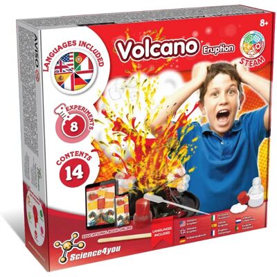 Science4you - Vulkán készlet gyerekeknek 8+ - Tudományos kísérletek Science4you - Vulkán készlet gyerekeknek 8+ - Tudományos kísérletek
